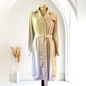 Banana Replublic Trench Coat- Beige Belted Coat. Size L